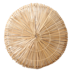 Bamboe Wandlamp Rond Naturel L thumbnail 2