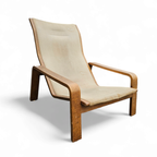 Mid-century Pulkka Lounge Chair By Ilmari Lappalainen For Asko, Finland, 1960s, Set Of 2 thumbnail 5