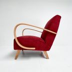 Gerenoveerde Jindrich Halabala Fauteuil, 1950’ thumbnail 9