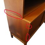 Vintage Archief/Boeken Kast Teakhout Fineer, Jaren '60 thumbnail 7