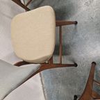 Set Van 3 Vintage Eetkamerstoelen Vintage Stoelen Teakhout thumbnail 10
