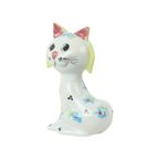 Italiaans Keramiek Poes Spaarpot Katten Beeld Quadrifoglio thumbnail 4