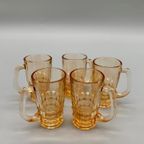 Set Vintage Shotglaasjes Ombre Oranje 5 Stuks thumbnail 6