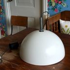 Vintage Dome Mushroom Hanglamp Hoffmeister Leuchten Jaren '70 thumbnail 9