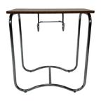 Vintage Art Deco / Bauhaus Stijl Bijzettafel Sidetable 60's thumbnail 9
