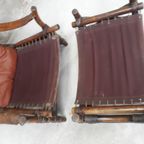 60'S / 70,S Vintage Fauteuil Safari Chair Design Stoel thumbnail 15