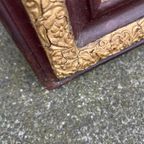 Oude Toog Spiegel Bruin Goud thumbnail 4