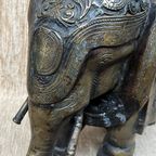 Grote Olifant - Bronzen Beeld. thumbnail 3