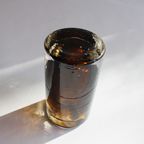 Cola Colored Vintage Glass Vase By Schott Zwiesel, Germany 1970S thumbnail 13