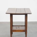 Zeldzame En Originele Antieke Engelse Eikenhouten Bijzettafel/ Center Table Uit Eind 18e Eeuw thumbnail 6