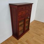 Antieke Ladekast Notariskast Buffetkast Boekenkast Vitrine thumbnail 10