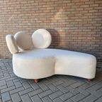 Shaise Longue Bank Nieuw Bekleed Teddy Stof Bank thumbnail 9