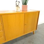 Fineer Dressoir Met Lades En Houten Handgrepen, Tv Meubel thumbnail 12