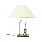 Hollywood Regency Tafellamp Regina Massive Zwaan Lamp 46Cm thumbnail 7