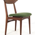 Set 4 Eetkamerstoelen Vintage Stoelen Nieuw Bekleed Gerestaureerd thumbnail 17
