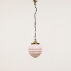 Vintage Roze Art-Deco Hanglamp thumbnail 2