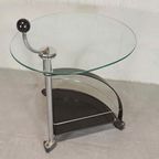 Vintage Postmodern Bijzettafel Trolley thumbnail 8