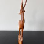 Houten Antilope, Mid Century thumbnail 7