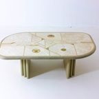 Detailed Travertine Coffee Table thumbnail 5