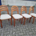 Set Van 4 Eetkamerstoelen Dyrlund Denemarken thumbnail 5