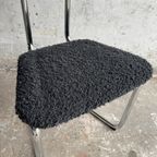 Black Fabric And Chrome Chairs thumbnail 7