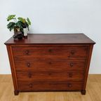 Vintage Antiek Landelijk Frans Dressoir Commode Ladekast 809 thumbnail 2