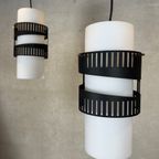 2x Vintage Opaline Design Hanglampen thumbnail 5