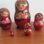 Matroesjka - Baboesjka Pop, 5 Houten Poppetjes thumbnail 3