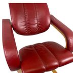 Peter Opsvik - Stokke - Duo Balance (Design Form 1991) Ergonomically Shaped Rocking Chair - Red L thumbnail 7