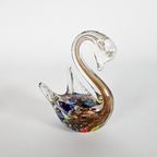 Murano - Zwanen (2) - Glas - Kristal - Beeldjes - Figurines - 90'S thumbnail 6