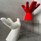Vintage Hand Chair / Stool Polyester – 1980’s thumbnail 2