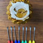 Pineapple Containing Cocktail Forks 1960S thumbnail 6