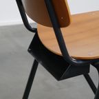 Set Van 4 Karaktervolle Vintage Jaren ’60 Dutch Design Marko School/Eetkamerstoelen Met Armleuningen thumbnail 11