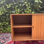 Vintage Fineer Kastje Kast Sideboard Tv Audio Meubel thumbnail 7