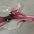 Vintage Murano Glas Schaal, Fruitschaal Glazen Serveerschaal 05 thumbnail 16