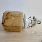 Plafondlamp Vintage/Art Deco 6 Hoekig thumbnail 3