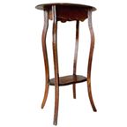 Elegante Hoge Vintage Art Nouveau Plantentafel Eiken 1920’s thumbnail 3