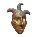 Vintage Messing Carnavals Masker thumbnail 7