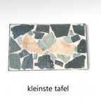 Mid Century Design Marmer Mozaïek Mimiset, Metalen Onderstel thumbnail 3
