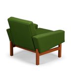 Deens Design Opnieuw Gestoffeerde Groene Ap34/1T Fauteuil Van Wegner, 1960S thumbnail 9