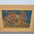 Piet Koenen Moderne Art Compositie Surrealistische Abstract thumbnail 2