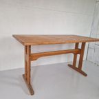 Zweedse Grenen Mid Century Eettafel Design Vintage thumbnail 2