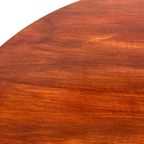 Vintage Houten Ronde Salontafel Jaren 60 Design thumbnail 11