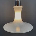 White Glass Pendant Lamp 1980S thumbnail 5