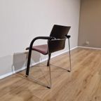 Thonet A320 Eettafel + 6 Rosé Stoelen - Hout - Zwart -Design thumbnail 22