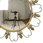 Vintage Fish Eye Convex Spiegel Sunburst Heksenspiegel Deknudt 46Cm thumbnail 9