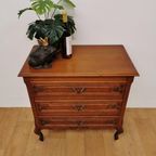 Vintage Queen Ann Ladekastje, Commode, Ladekast Badkamermeubel thumbnail 11
