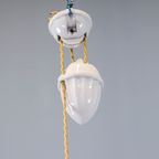 Antieke Art Deco Hanglamp / Pendellamp thumbnail 3