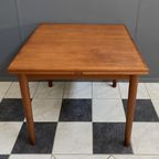 Danish Teak Extendable Dining Table 1960S thumbnail 5