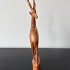 Houten Antilope, Mid Century thumbnail 3